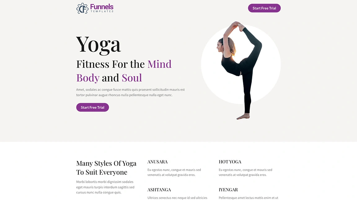 sales-funnel-for-yoga-fitness-program-Optin-1-page