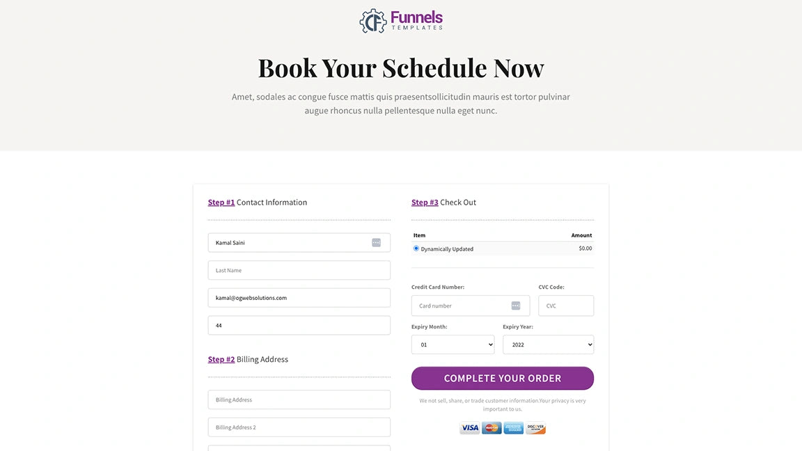sales-funnel-for-yoga-fitness-program-Order-page