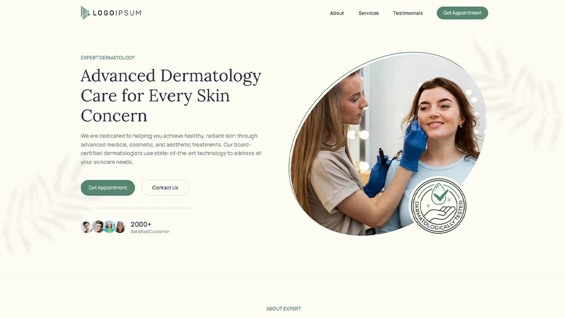 Dermatology Funnel for Skincare Clinics - Banner