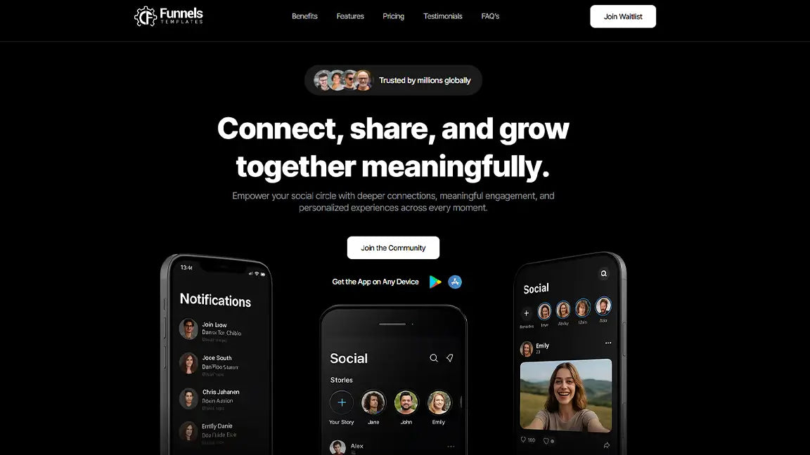 Social Community Growth Funnel - Banner