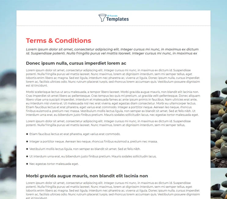 Free Yoga - Terms And Conditions