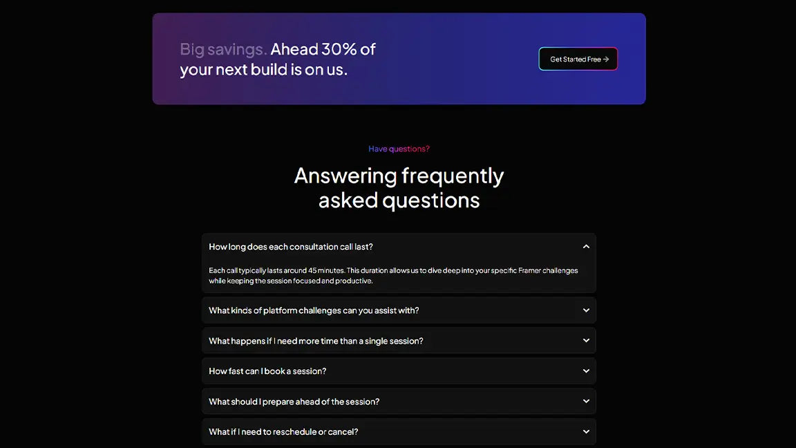 Web App Services - FAQ's