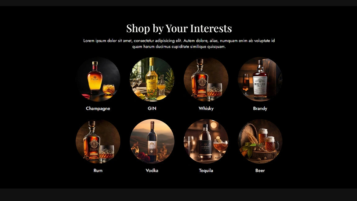 Shop By Your Interests - Luxury Wine & Spirits Store