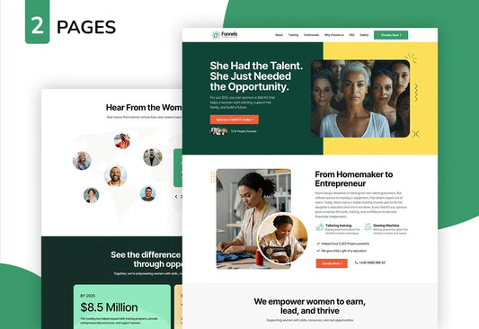 Women Empowerment & Skill Development Funnel