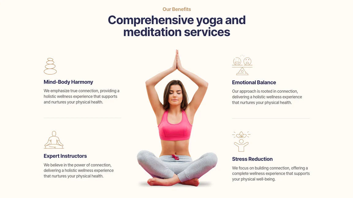 Comprehensive Yoga and Meditation Services - Yoga & Meditation – Wellness Program
