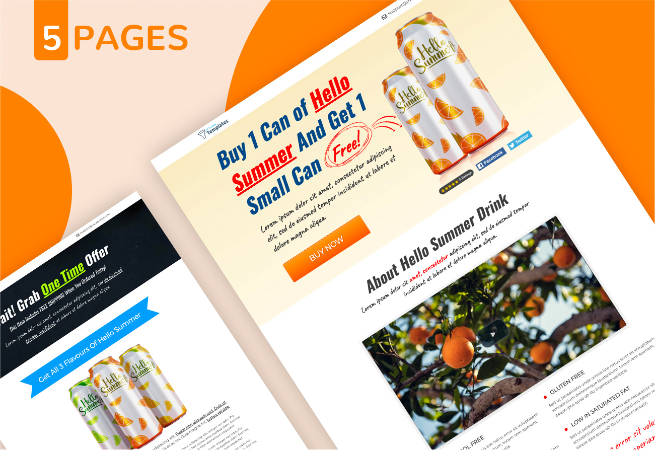 Beverage Boss: Funnel Template to Launch Beverage Products